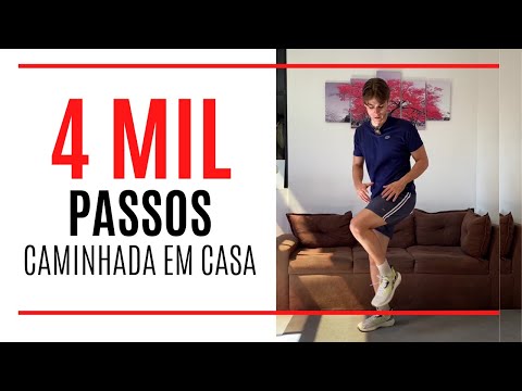 37 MIN - 4 mil passos em casa para emagrecer sem flacidez