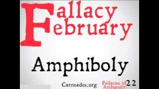 Amphiboly (Logical Fallacy)