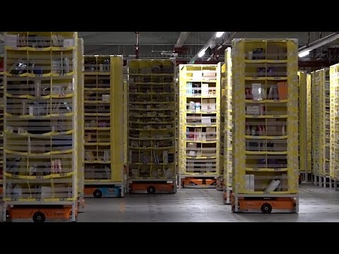 Amazon setzt 2.000 Roboter im Lager in Bolton fürs Weihnachtsgeschäft ein