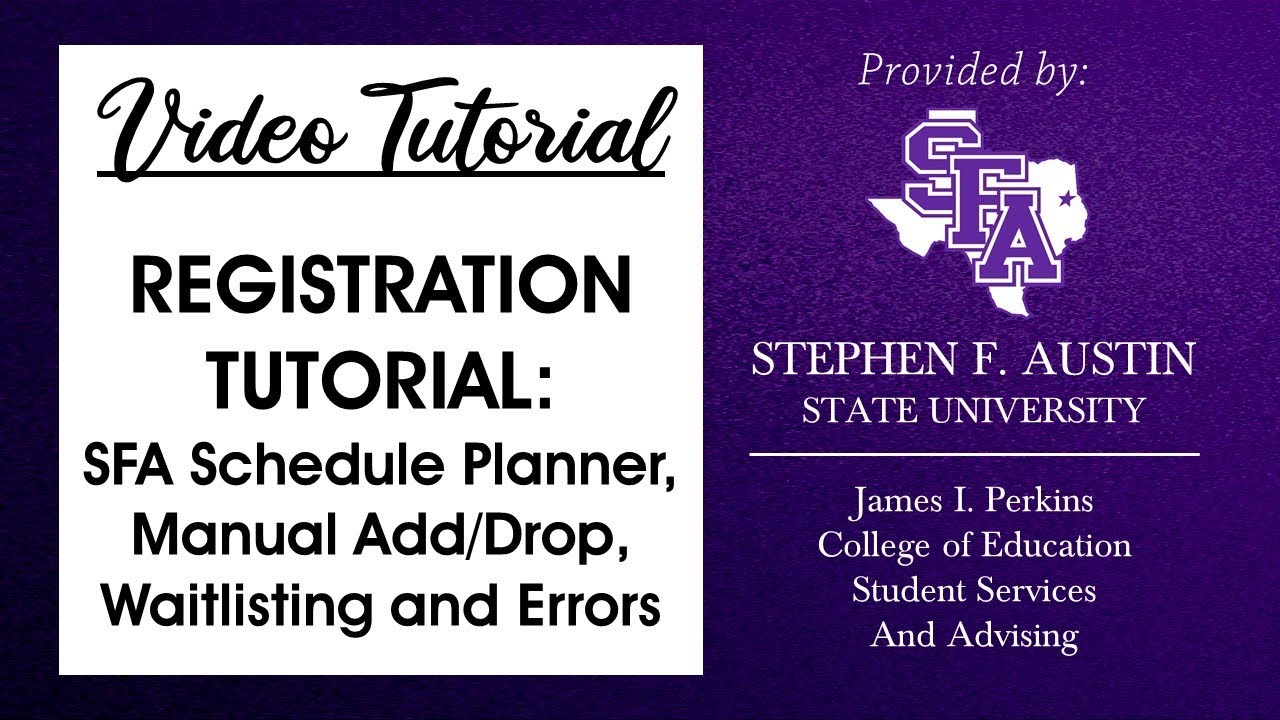 SFA Registration Process