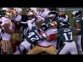 Trent Williams BODY SLAMS K Von Wallace At The End Of The NFC Championship