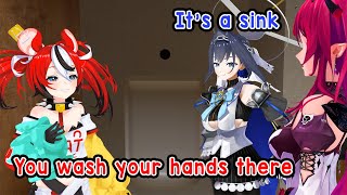 Kronii and Bae Gaslighting IRyS Over A Urinal