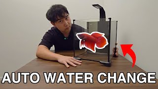 I found an AUTOMATIC water changing BETTA FISH TANK