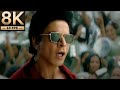 8K Remastered Zinda Banda Full Song Shahrukh Khan Jawan