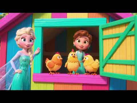 Chicks in the Colorful Coop with Elsa ❄️🐥🌈