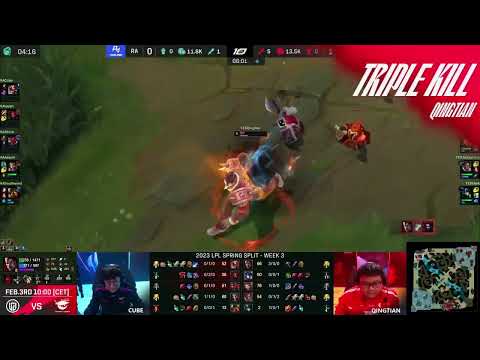 TES toplaner wins a litteral 1v3 with Darius