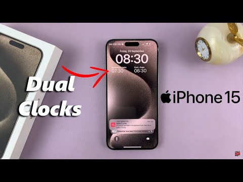 How To Add Dual Clock Widget To iPhone 15 Lock Screen