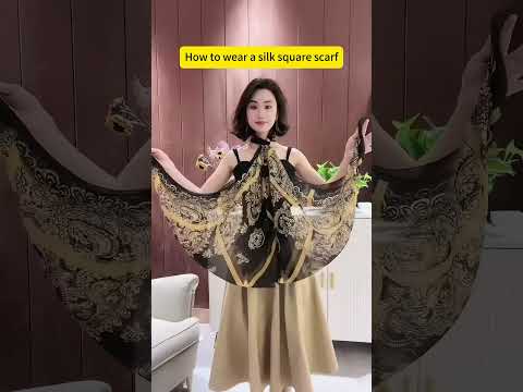 How to tie a silk scarf