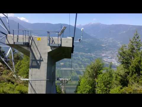 Vöran (Bergstation) - Burgstall kábelvasúttal