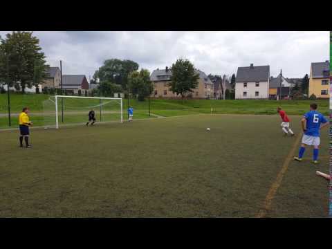 Elmetertor von Mirko Loos im Testspiel gegen SV Blau-Weiß Crottendorf II