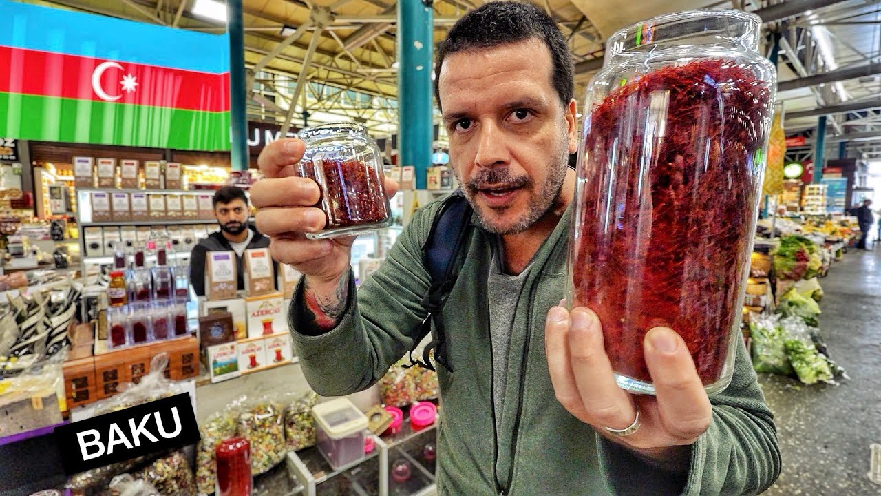 Provando COMIDAS DE RUA na capital do Azerbaijão!! 🇦🇿