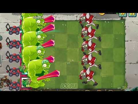 PvZ 2 Battlez - Every Plant Level 100 Vs All Star Zombie