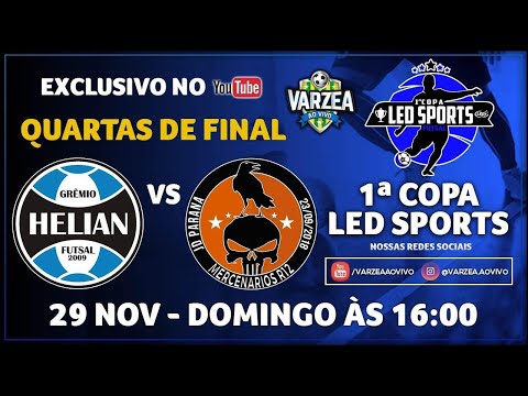 Grêmio Helian FS x Mercenários R12 - Quartas de Final - 1ª Copa Led Sports