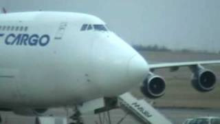 preview picture of video 'EL AL and Atlas Int. Boeing 747/ Budapest Airport'