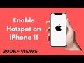 iPhone 11 : How to Enable Hotspot on iPhone 11 / 11 Pro / 11 Pro Max