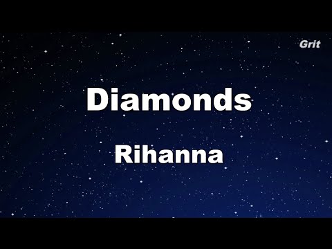 Diamonds - Rihanna Karaoke 【No Guide Melody】 Instrumental