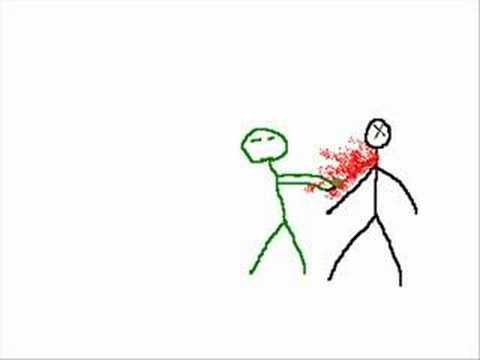 The fite against the one eyed 'freaks'