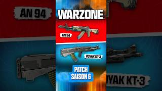 L'Énorme Patch D'Équilibrage de Warzone en Saison 6!