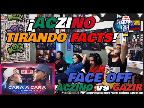 🔴COLOMBIANOS REACCIONAN al FACE OFF de ACZINO vs GAZIR -  MAU MODO FACTS RED BULL INTERNACIONAL 2023