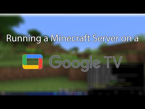 Running Minecraft on Google TV with Chromecast! You won't believe this!
