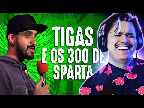 REACTING TO THIAGO VENTURA - Tigas and the 300 of SPARTA!
