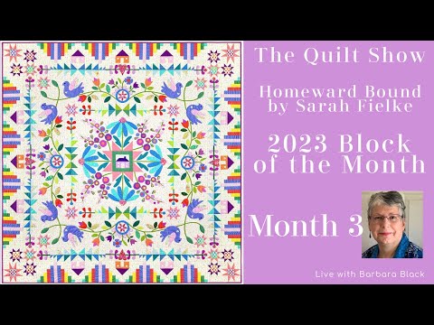 Block of the Month 2023 - Homeward Bound by Sarah Fielke - Month 3