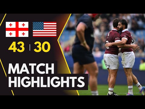 Georgia vs Usa 43-30 ● Rugby Highlights ● რაგბი ● საქართველო - აშშ 43-30 ● მიმოხილვა