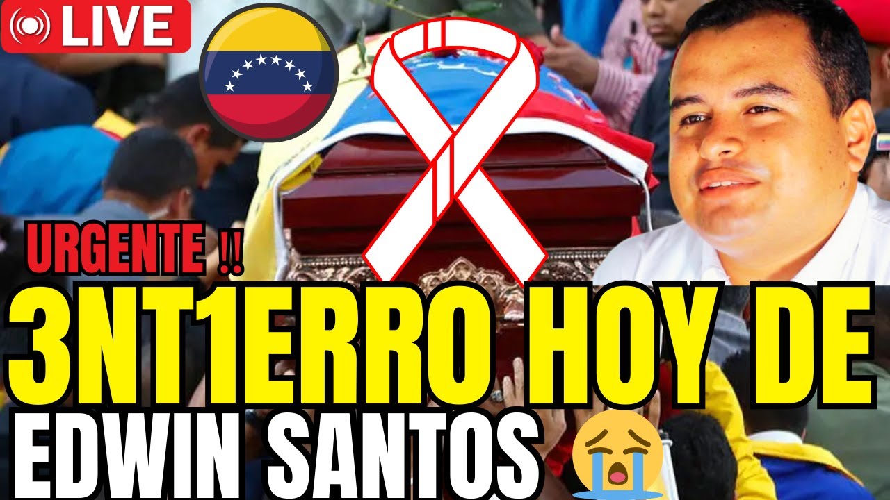 😭GRAN LUTO EN LAS CALLES DE VENEZUELA VUELA ALTO EDWIN SANTOS ENTIERRO EN VIVO