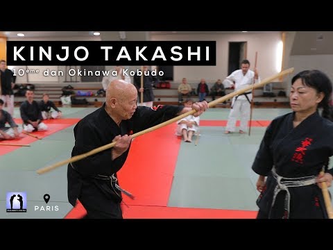 Kobudo - Kinjo Takashi sensei - 10ème dan Okinawa Koburyu
