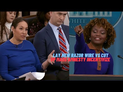 TX lay new razor wire vs cut wires; VP Harris mass amnesty incentivize lawlessness