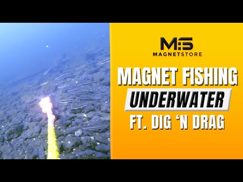 Amazing Discovery Underwater Magnet Fishing  - FT Dig 'n Drag