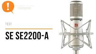 Video thumbnail for Test SE Electronics  se2200a by Tappeti Sonori Recording Studio