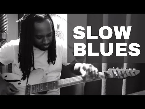 Relaxing Slow Blues on Slide Guitar