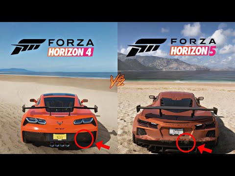 Forza Horizon 5 VS Forza Horizon 4 Comparison | Texture, Graphics, Gameplay Comparison |HD| Mr Nova