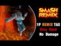 Smash Remix TAS Dark Samus Remix Mode Very Hard No Damage