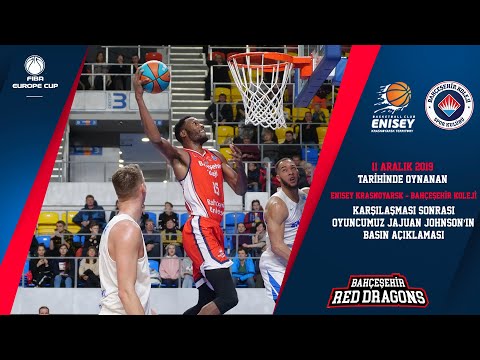 Enisey Krasnoyarsk - Bahçeşehir Koleji | Jajuan Johnson Basın Açıklaması