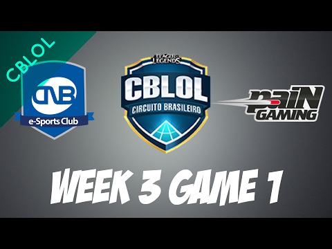 CNB vs paIN Gaming | Game 1 | HIGHLIGHTS | CBLoL 2017 Spring split