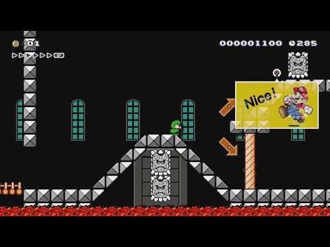 Thwomp's Corridors by Adrian117 - Super Mario Maker 2 - No Commentary 1bv