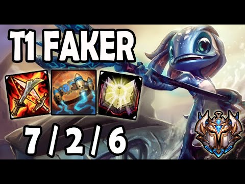 Faker FIZZ vs ZOE [ MID ] Lol Challenger Korea