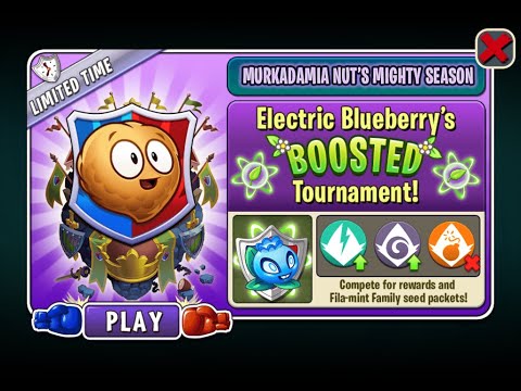 PvZ 2 Battlez Arena: Week 138, Electric Blueberry BOOSTED - 5.90 Million (Free Plants Only), S20