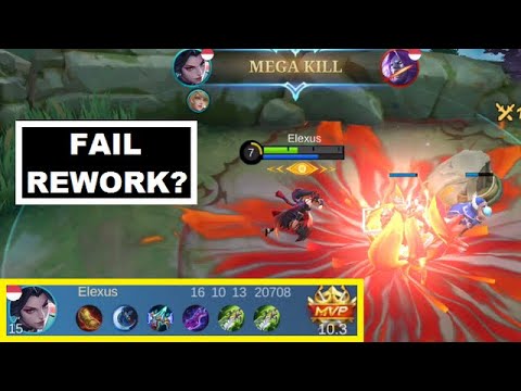 New Revamped Hanabi First MVP Gameplay (Fail Revamp..?) - Hanabi Rework Full Damage Build MLBB