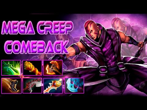 Anti Mage RAPIER vs Mega Creep 40 Kills -- EPIC GAME -- Comeback  Dota2 7 00