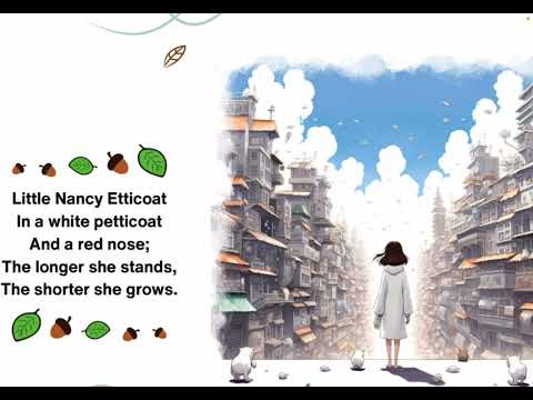 Little Nancy Etticoat Nursery Rhyme
