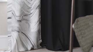 Комплект штор «Реквенерс (черный)» — видео о товаре