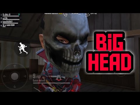 Killing spree in big head mode | Headshots - 3 | GARENA FREE FIRE | #gkings