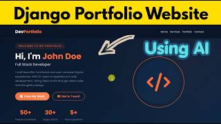 Create a Django Portfolio Website with FREE AI (Full Guide) 💻