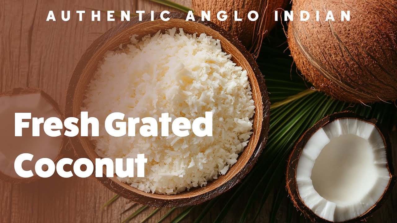 Fresh Grated Coconut: Heritage Kitchen Prep