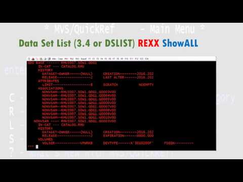 DSLIST line commands - block commands