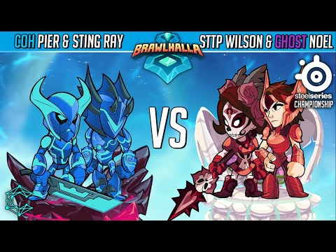 COH Pier & Sting Ray vs. Ghost noeL & STTP Wilson | Top 24 Brawlhalla 2v2 SteelSeries Championship