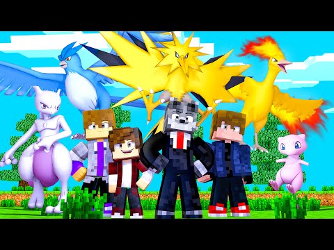 Minecraft : Pokémon #6 - ZAPDOS, MOLTRES, ARTICUNO, MEWTWO E MEW CAPTURADOS NA SÉRIE!!